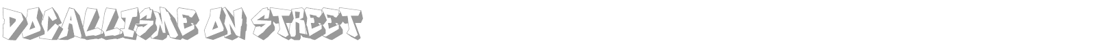 Docallisme On Street font preview